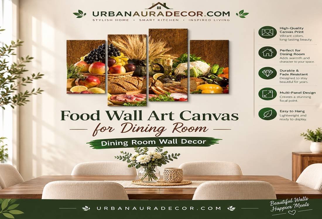 Food Wall Art Canvas for dining room