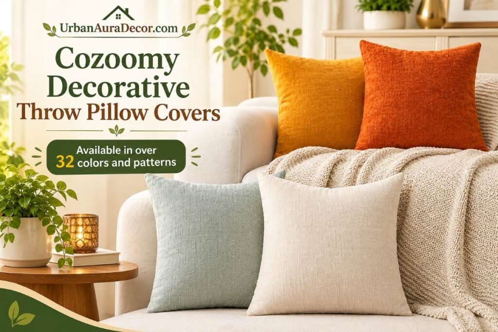 Image of Cozoomy Decorative Throw Pillow Covers set of 4